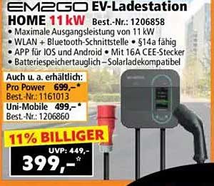 EMEGO EV-Ladestation HOME 11 kW