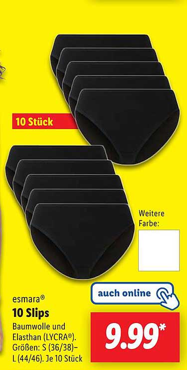 esmarà® 10 Slips in verschiedenen Größen
