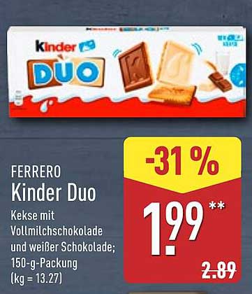 Ferrero Kinder Duo 150-g-Packung