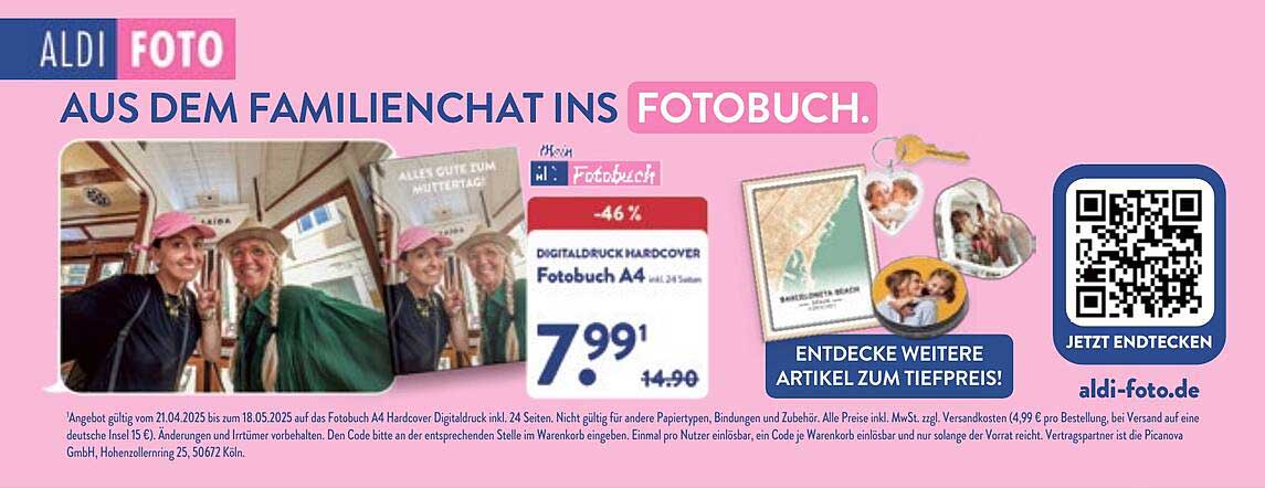 Fotobuch A4 Hardcover Digitaldruck - Jetzt im Angebot!