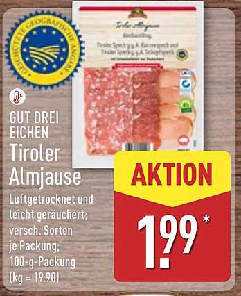 Gut Drei Eichen Tiroler Almjause