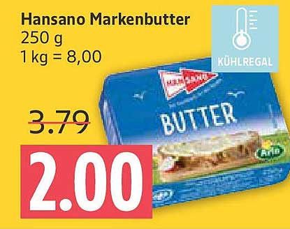 Hansano Markenbutter 250 g