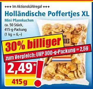 Holländische Poffertjes XL - Mini Pfannkuchen, 415 g Packung