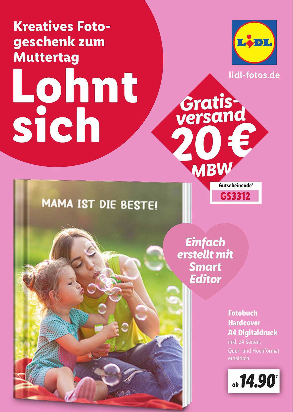 Kreatives Fotobuch zum Muttertag