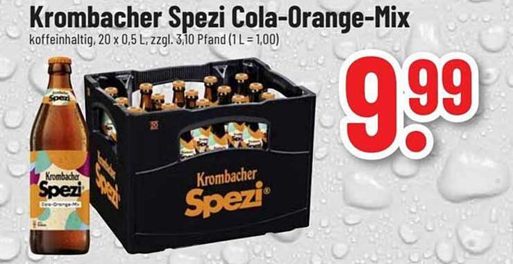 Krombacher Spezi Cola-Orange-Mix, 20 x 0,5 L