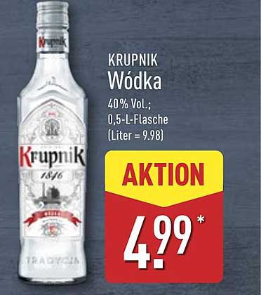Krupnik Wódka 0,5-L-Flasche - 40% Vol.