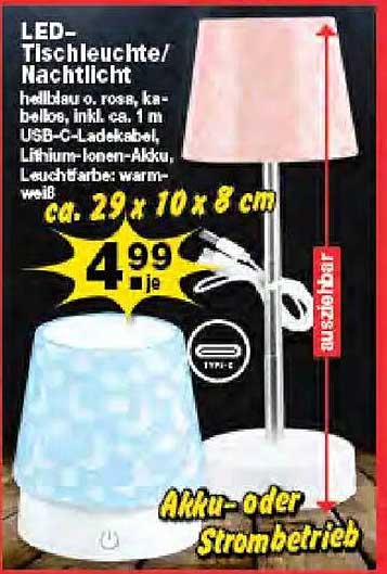 LED-Tischleuchte/Nachtlicht