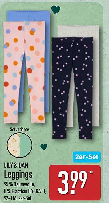 LILY & DAN Leggings im 2er-Set