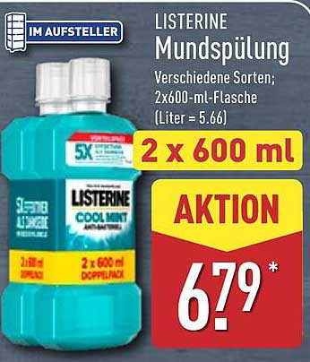 LISTERINE Mundspülung 2 x 600 ml