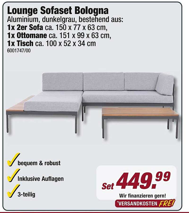 Lounge Sofaset Bologna