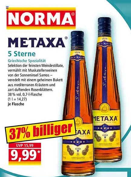 METAXA 5 Sterne - Griechische Spezialität