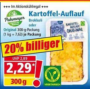 Pahmeyer Kartoffel-Auflauf mit Brokkoli - Original 300-g-Packung