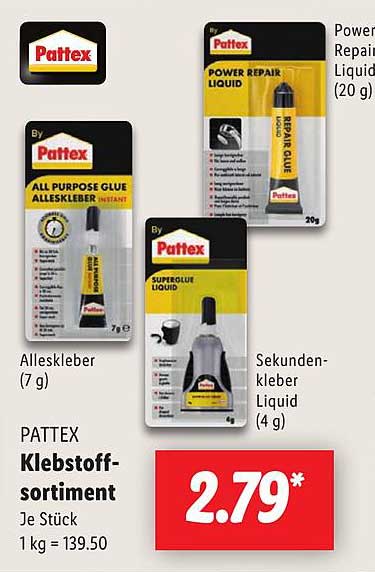 PATEX Klebstoff-Sortiment