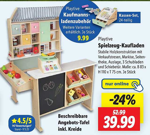 Playtive Spielzeug-Kaufladen