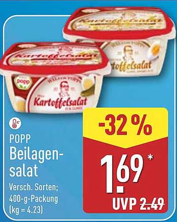 POPP Beilagensalat 400-g-Packung