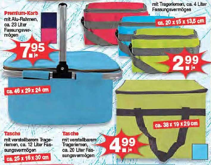 Premium-Korb und Taschen - praktisches Zubehör für jeden Anlass