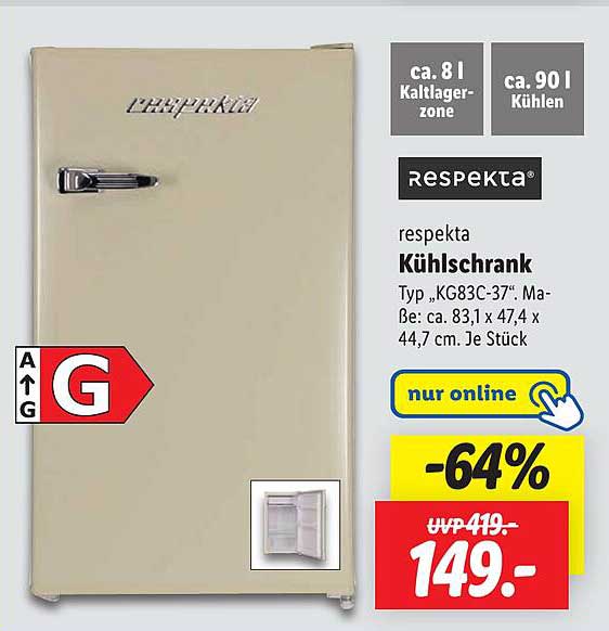 respekta Kühlschrank Typ KG83C-37