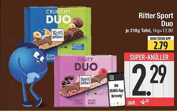 Ritter Sport Duo - Super-Knüller-Angebot!