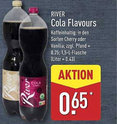 RIVER Cola Flavours - Cherry oder Vanilla