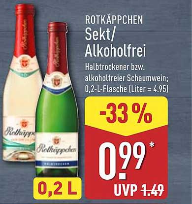 ROTKÄPPCHEN Sekt/Alkoholfrei 0,2 L