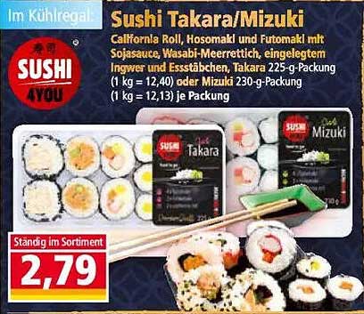 Sushi Takara/Mizuki – So köstlich, dass Sie mehr wollen!