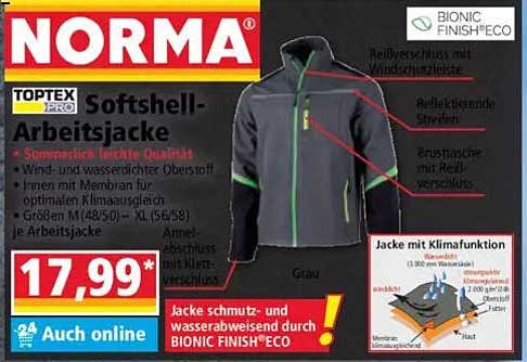 TOPTEX PRO Softshell-Arbeitsjacke