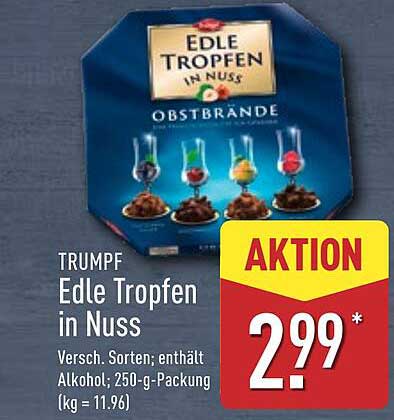 TRUMPF Edle Tropfen in Nuss
