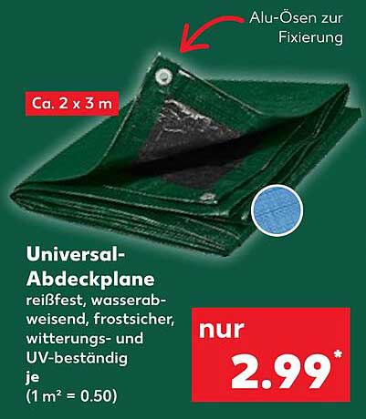 Universal-Abdeckplane 2 x 3 m