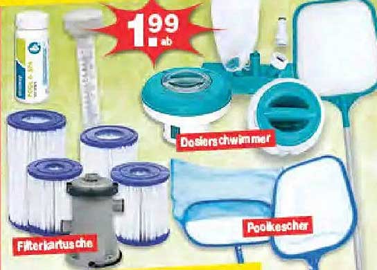 Vielfältige Poolzubehör-Angebote ab 1,99 €