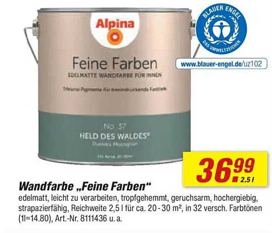 Wandfarbe „Feine Farben“