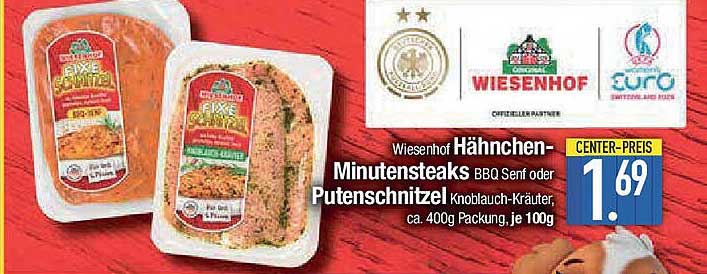 Wiesenhof Hähnchen-Minutensteaks Bbq Senf Oder Putenschnitzel Knoblauch ... Wiesenhof Hähnchen-Minutensteaks Bbq Senf Oder Putenschnitzel Knoblauch ...