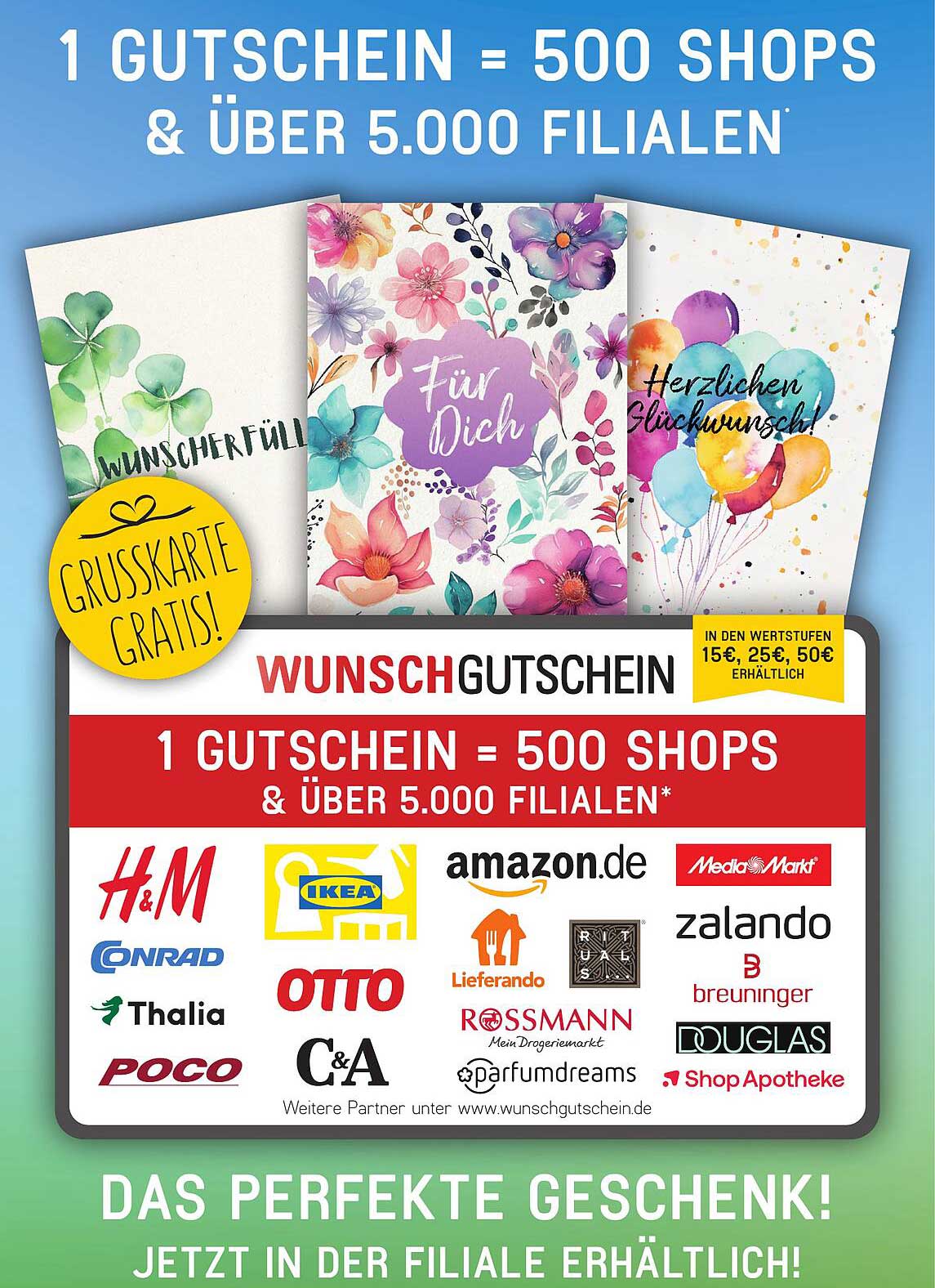 Wunschgutschein - Der perfekte Geschenkgutschein für jeden Anlass