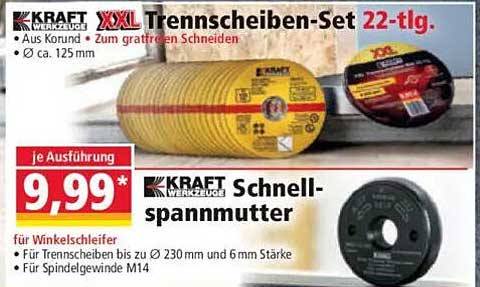 XXL Trennscheiben-Set 22-tlg.