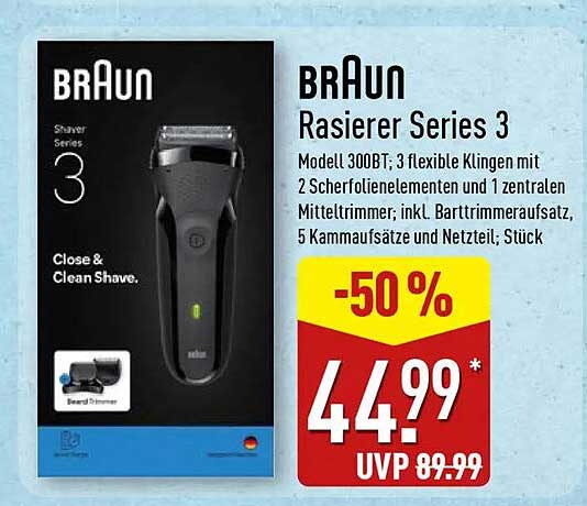 BRAUN Rasierer Series 3