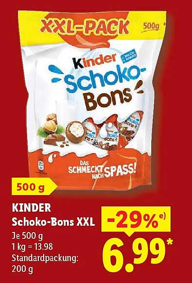 KINDER Schoko-Bons XXL