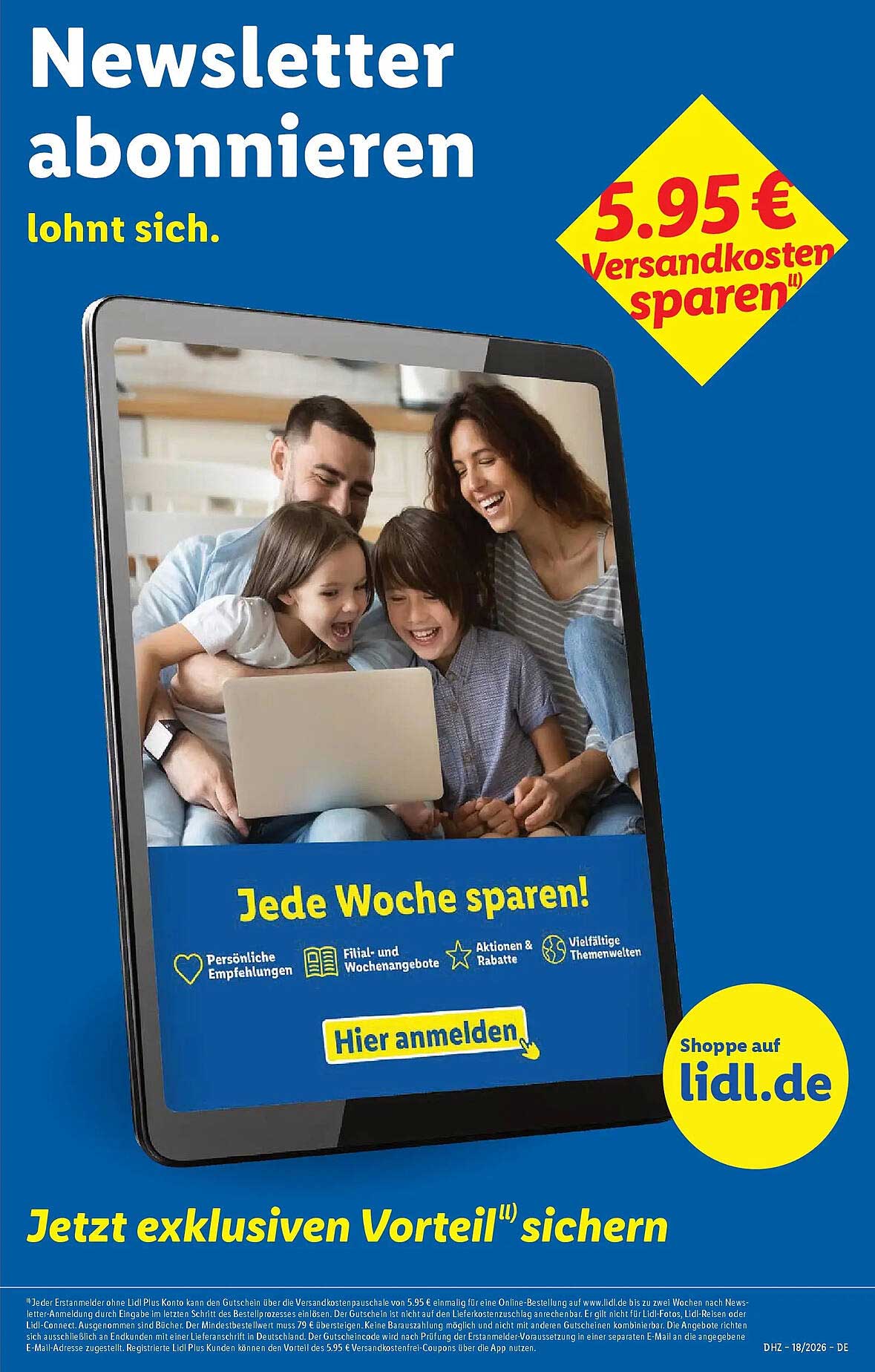 Newsletter abonnieren lohnt sich.