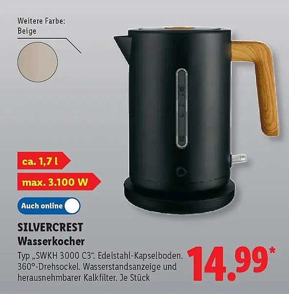 SILVERCREST Wasserkocher