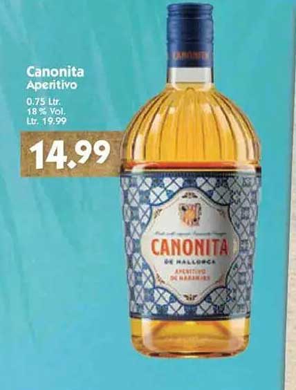 Canonita Aperitivo 0,75 L – Ein Hochgenuss aus Mallorca