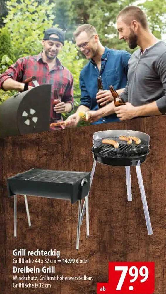Grill rechteckig: Grillfläche 44 x 32 cm - Das perfekte Grillvergnügen