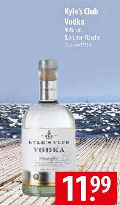 Kyle’s Club Vodka 0,5-Liter-Flasche