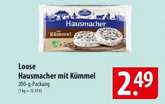 Loose Hausmacher mit Kümmel 200-g-Packung
