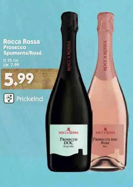 Rocca Rossa Prosecco Spumante/Rosé 0,75 L