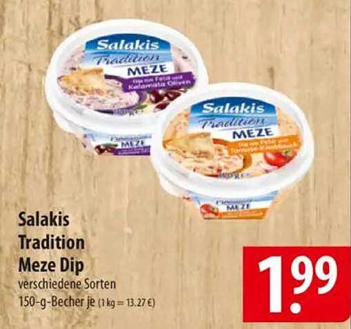 Salakis Tradition Meze Dip - verschiedene Sorten