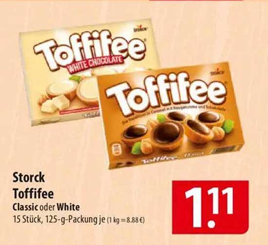 Storck Toffifee Classic oder White 125 g
