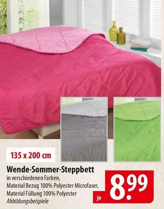 Wende-Sommer-Steppbett
