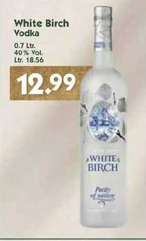 White Birch Vodka 0.7 L - 40% Vol.