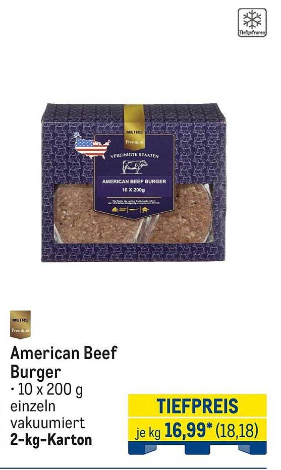 American Beef Burger