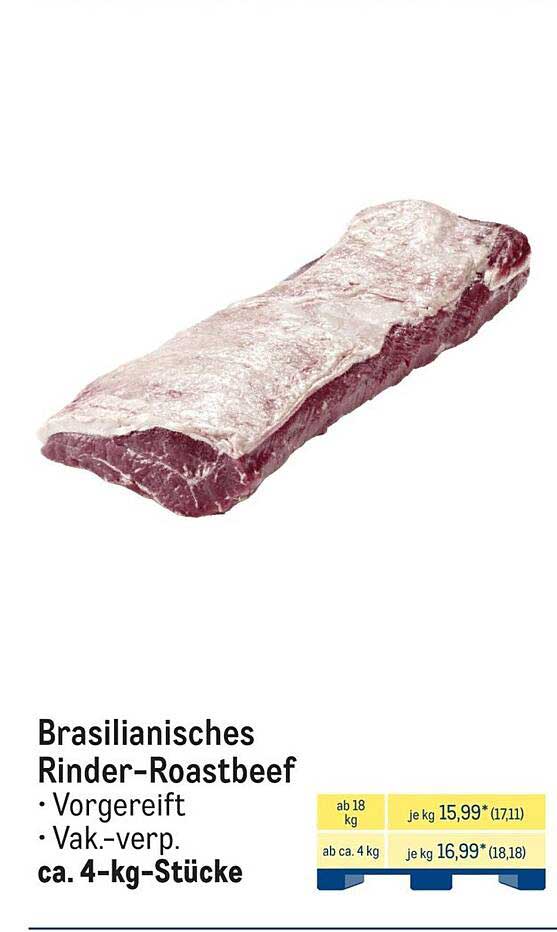 Brasilianisches Rinder-Roastbeef