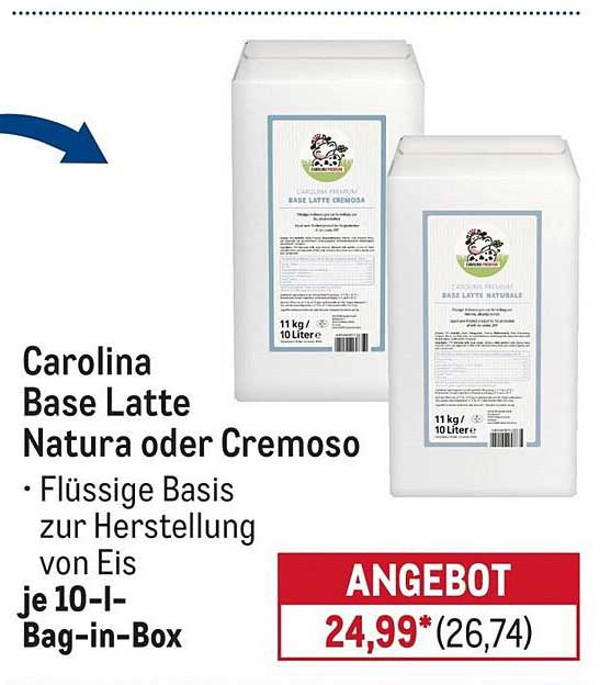 Carolina Base Latte Natura oder Cremoso