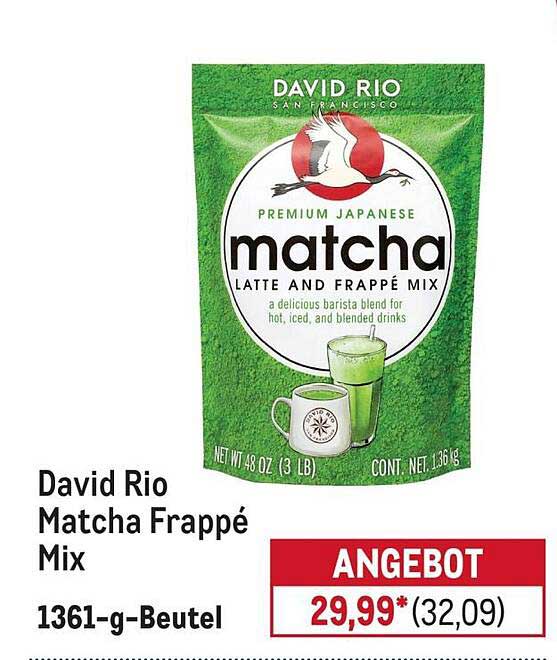 David Rio Matcha Frappé Mix 1361-g-Beutel